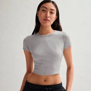 Girlfriend Collective Coyote ReSet Baby Tee